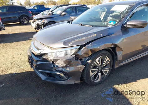 2018 Honda Civic Ex-T from USA, damaged, VIN JHMFC1F33JX030223